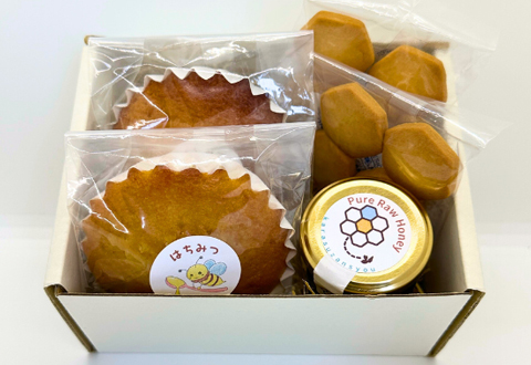 千葉県天然非加熱はちみつ（からすざんしょう）はちみつマドレーヌ＆はちみつクッキー セット